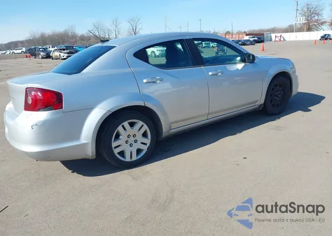2012 Dodge Avenger Se z USA, uszkodzony, nr VIN 1C3CDZAB4CN224518